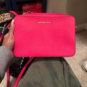 Michael Kors Fuchsia Crossbody Bag
